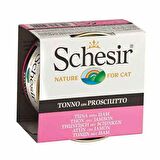 Schesir Ton Balıklı Jambonlu Jelly Kedi Konservesi 6x85 Gr 