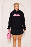 Barbie Baskı Oversize Sweatshirt