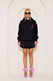 Barbie Baskı Oversize Sweatshirt