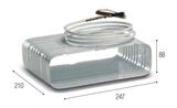 Vitrifrigo evaporatör Model S8 Ebat 247x210x88 h mm