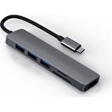 Daytona Hc-13 Type-C To 3*usb 3.0 4K Ultra Hd HDMI Sd Tf Kart Girişli 6ın1 Çevirici Hub Adaptör