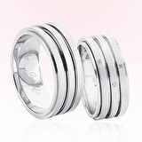 Üç Şerit Altın Alyans 2301-2