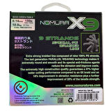 Nomura Braid X9 150mt 0.14mm (0.8PE) Moss Green Örgü İp Misina