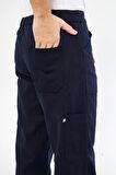 İş Pantolonu 7/7 Gabardin %100 Pamuk Reflektörlü Kargo Cepli