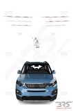 Peugeot Rifter Krom Ön Panjur 2019 Ve Üzeri 6 Prç. Paslanmaz Çelik