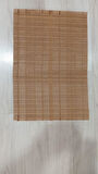 2 Adet Bambu Lüx Dekoratif Katlanır Amerikan Servis 30x42 Cm ACIK.KAHVE