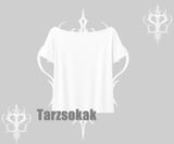 Kayık Yaka Tshirt Kawaii Cyberpunk Kız Japon Stil Baskı