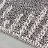 Modern Desenli Sisal Halı Gri Renk Salon Halısı Oturma Odası Halısı Yolluk Mutfak Halısı