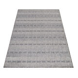 Modern Desenli Sisal Halı Gri Renk Salon Halısı Oturma Odası Halısı Yolluk Mutfak Halısı
