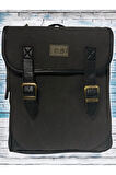 Vintage Kanvas Su Geçirmez Design Unisex Laptop Bölmeli Gezi Okul Seyahat Kamp Sırt Çantası 29x37cm