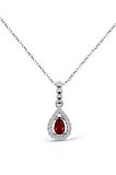 Zirkon Taşlı 925 Ayar Gümüş Kolye - N093901