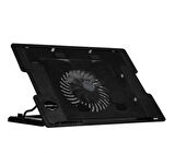 Laptop Notebook Soğutucu Fan 5 Yükseklik Ayarlı Mavi Ledli Sessiz Tek Fanlı Cooling Pad
