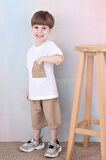 Erkek Çocuk Şortlu Takım Oversize Kalıp Waffle Kumaş (6sFOG6Wo6r)