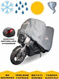 Rks M502N Arka Çantalı Motor Brandası Su Geçirmez Motosiklet Örtüsü