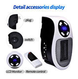 Mini Isıtıcı Taşınabilir El Isıtıc 500W Isıtma Fan Ev Oda Isıtıcı Priz Tipi Elektrikli Isıtıcı
