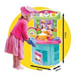 Candy & Ken Şef Mutfak Seti - Kız Çocukları İçin Portatif Oyuncak Mutfak