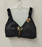 Nergiz Kadın Penye Toparlayıcı Sütyen-SİYAH