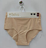 Belvü Kadın Yüksek Bel Lazer Kesim Ten Külot