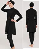 Adasea  Charlıe 4443 Tam Boy Tasarım Tesettür Mayo