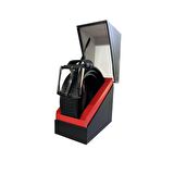 Fossil Gri desenli Hakiki deri Spor kemer 4CM-125CM 