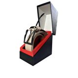Fossil Krem Hakiki Deri Klasik 3,5 Cm Erkek Kemeri-115CM