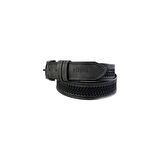 Fossil Gri Deri Desenli Suni Deri 4 cm Erkek Kemeri-110cm