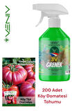 VENİV AGRİCULTURE 3V Grener 500 ml + 200 Köy Domatesi Tohumu | Doğal ve Güçlü Yetiştiricilik