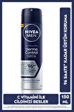 MEN Erkek Sprey Deodorant Derma Control Clinical 150ml,96 Saat Anti-Perspirant Koruma,C Vitamini
