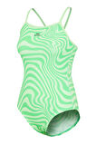 Slazenger Thinstrap Ld43 Kadın Mayo Yeşil