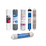 Sulook Açık Kasa Su Arıtma Cihazlarına Uyumlu 6'lı Filtre Seti 10 Aşamalı Vontron Membranlı