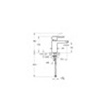 Artema Root Square A4273223 Lavabo Bataryası, Altın