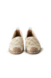 Mayfair Bej Dantel Detaylı Espadril
