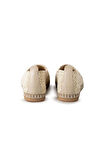 Mayfair Bej Dantel Detaylı Espadril