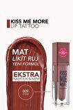 Flormar Uzun Süre Kalıcı Mat Ruj - Kiss Me More-009 Intense-8682536040808