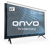 Onvo 65OVF5000AQ Tv Ekran Koruyucu - Onvo 65" inç 165 Ekran QLED  Koruyucu Frameless UHD 