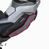 Motosiklet Aksesuar Koruyucu Paspas Kuba Chia 125cc Uyumlu Kırmızı Kenar Overloklu