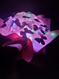 led ışıklı kelebek buket