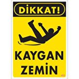 Pvc Levha quot;Kaygan Zeminquot; 25X35 Cm