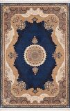 Artemis Halı Sılk 05211C Krem Lacivert Halı