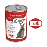Cango Yetişkin Konserve Kedi Maması Kuzu Etli 415 Gr X 4 Adet
