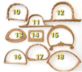 Bambu görünümlü plastik çanta sapı B8