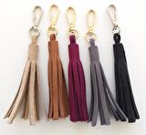 Süet Suni Deri Bej Çift Sap 70x2 cm