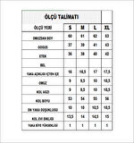 Uzun Kol Bisiklet Yaka Penye Kompakt Bady 19646 BEYAZ