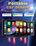 TechTic Kablosuz Tak Çalıştır 9.3İnç Apple Carplay Ve Android Auto Oto Multimedya Type-c Girişli