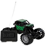 Rock Crawler Off-Road Metal Görünüm,Yarım Fonksiyonlu U/K Dağda, Çölde, Kayada Giden Buggy Jeep 1:22