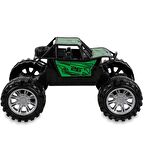 Rock Crawler Off-Road Metal Görünüm,Yarım Fonksiyonlu U/K Dağda, Çölde, Kayada Giden Buggy Jeep 1:22