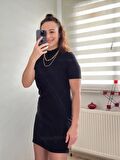 ÖN ORTA DİKİŞLİ YUMOŞ ELBİSE