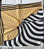 ZEBRA DESENLİ VE BENEKLİ FULAR