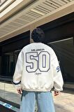 Los Angeles Dodgers Baskılı Oversize Unisex Sweatshirt