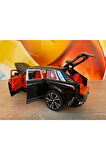 1:24 Çek Bırak Işıklı ve Sesli Rolls Royce Diecast Model Araba Siyah